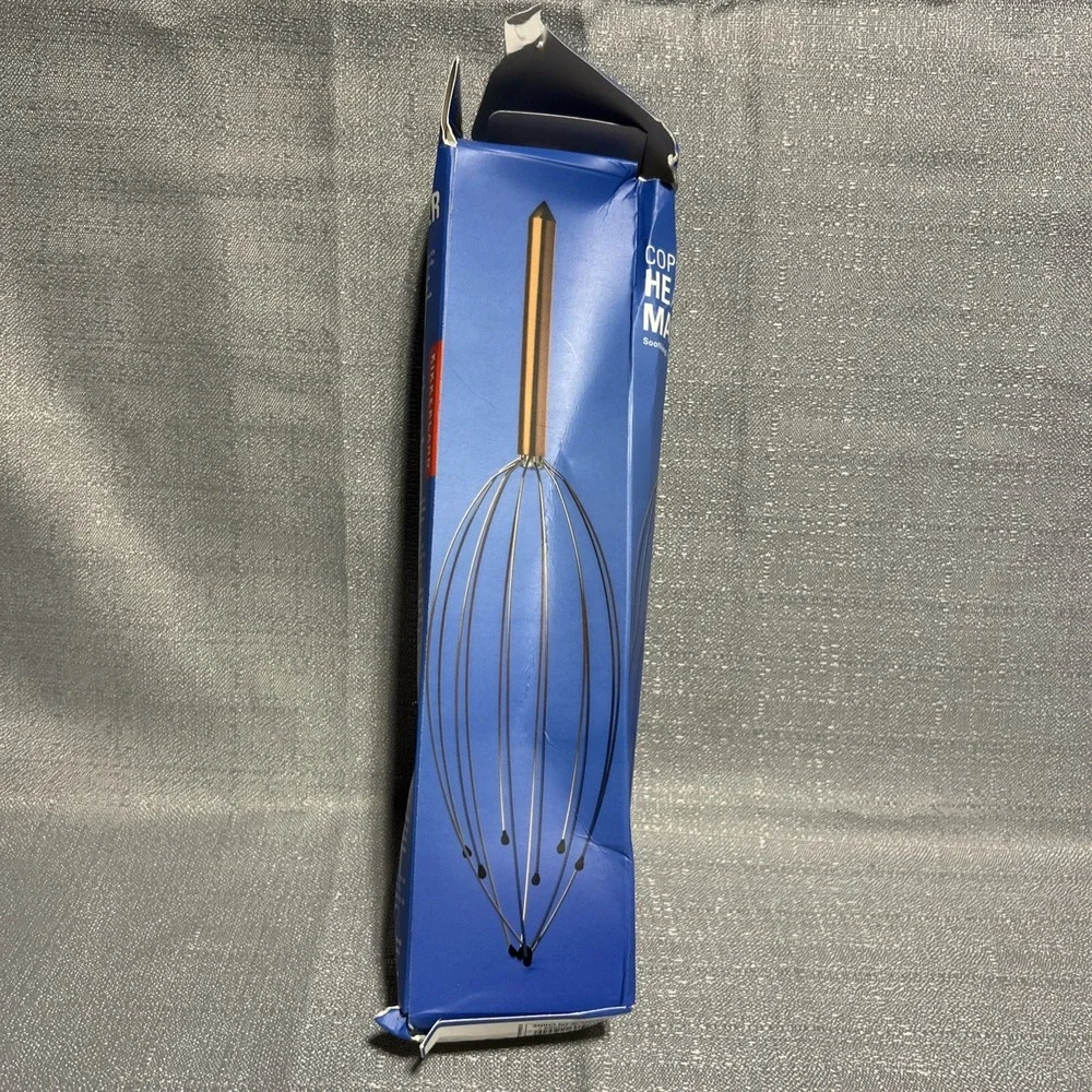 Kikkerland‎ Head & Scalp Massager Manual Handheld Lightweight Copper